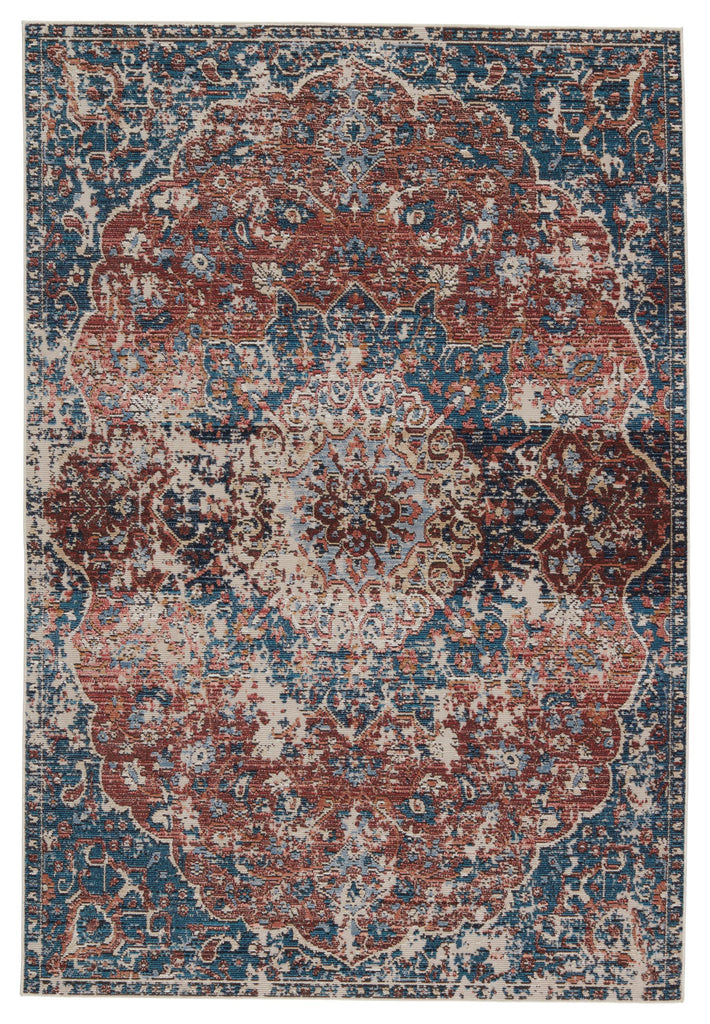 Jaipur Living Swoon Akela Medallion Blue / Rust 2'6" x 4' Rug