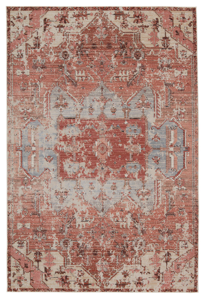 Vibe By Jaipur Living Priyah Indoor/ Outdoor Medallion Pink/ Gray Area Rug (2'6"X4')