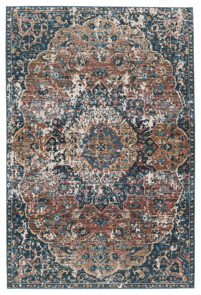 Jaipur Living Swoon Akela Medallion Dark Blue / Multicolor 2'6" x 4' Rug