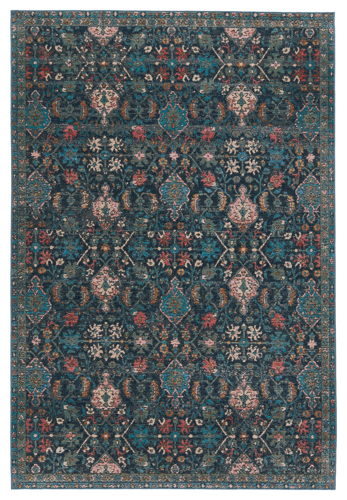 Jaipur Living Swoon Lisana Trellis Dark Blue / Multicolor 8' x 10' Rug