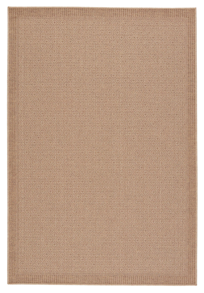 Vibe By Jaipur Living Maeva Indoor/ Outdoor Bordered Beige Area Rug (2'X3')