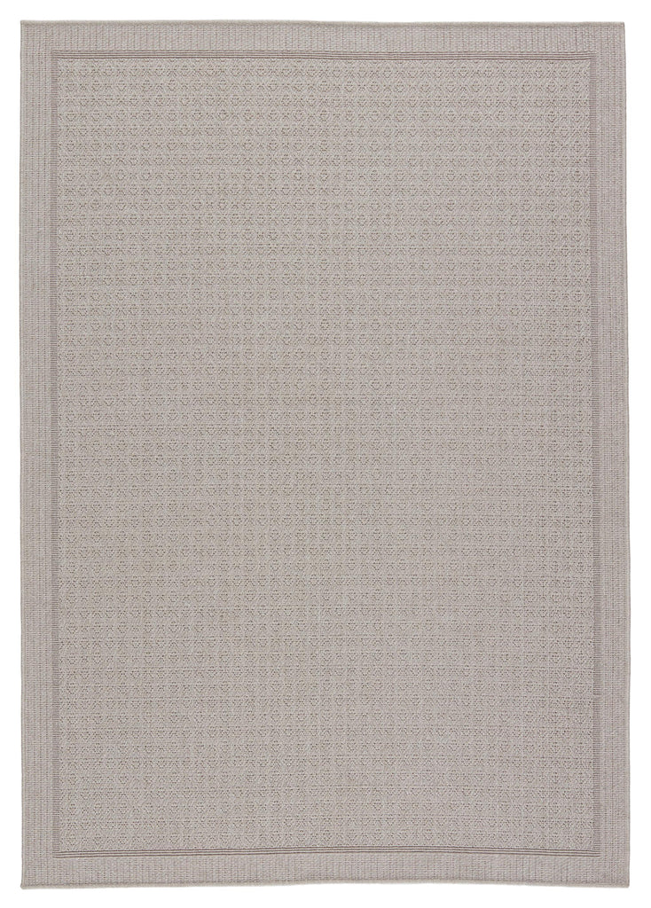 Jaipur Living Tahiti Maeva Border Gray 2' x 3' Rug