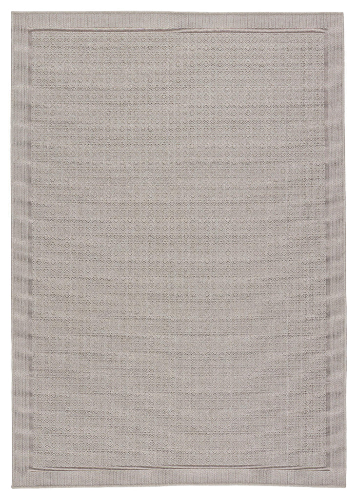 Vibe By Jaipur Living Maeva Indoor/ Outdoor Bordered Gray Area Rug (2'X3')