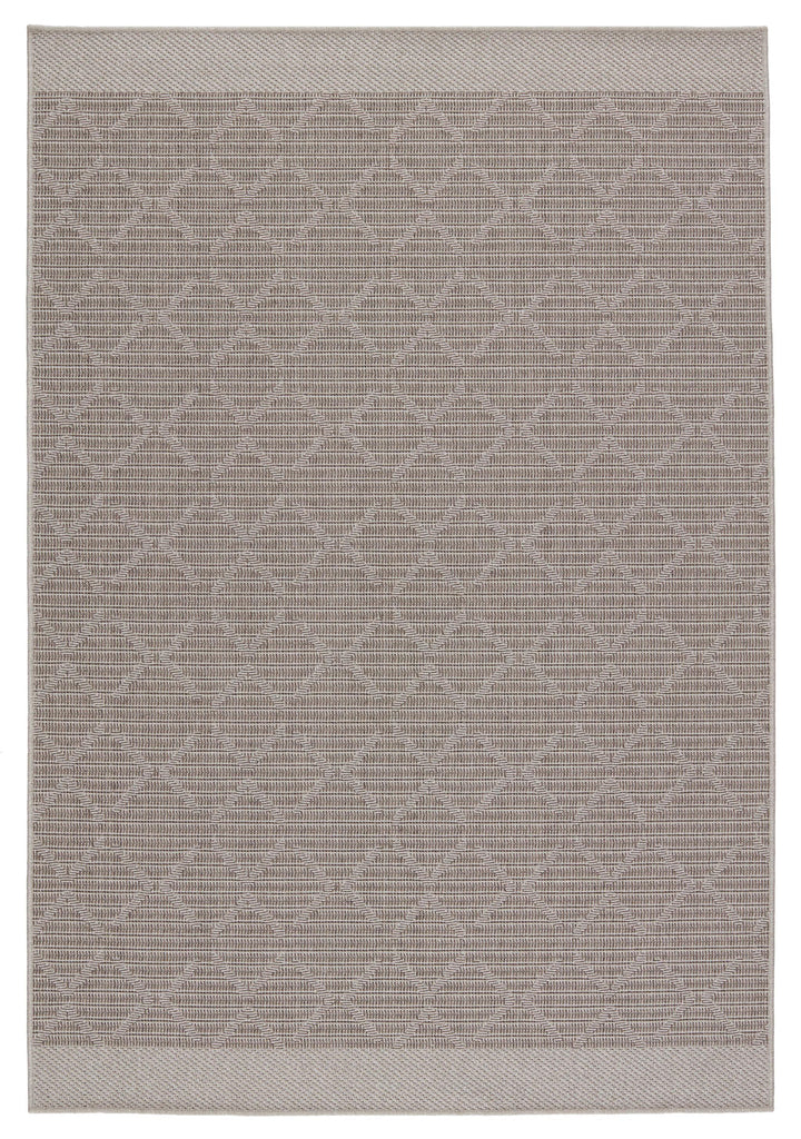 Jaipur Living Tahiti Motu Trellis Gray / Taupe 2' x 3' Rug