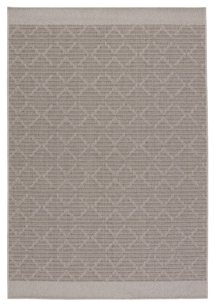 Vibe By Jaipur Living Motu Indoor/ Outdoor Trellis Gray/ Taupe Area Rug (2'X3')