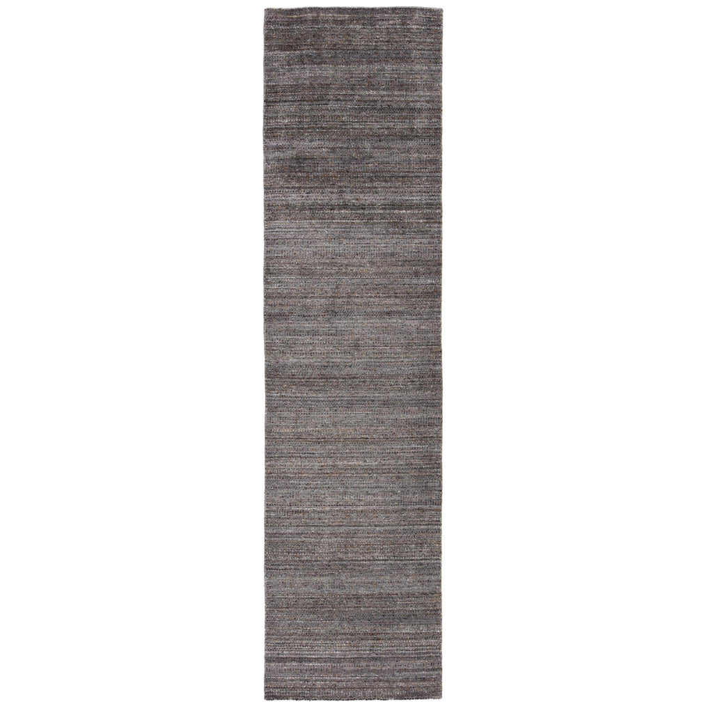 Jaipur Living Trendier Minuit Geometric Gray / Blue 3' x 12' Rug