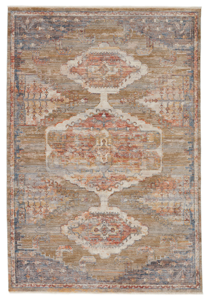 Jaipur Living Terra Haelyn Medallion Multicolor / Olive 3'11" x 5'10" Rug