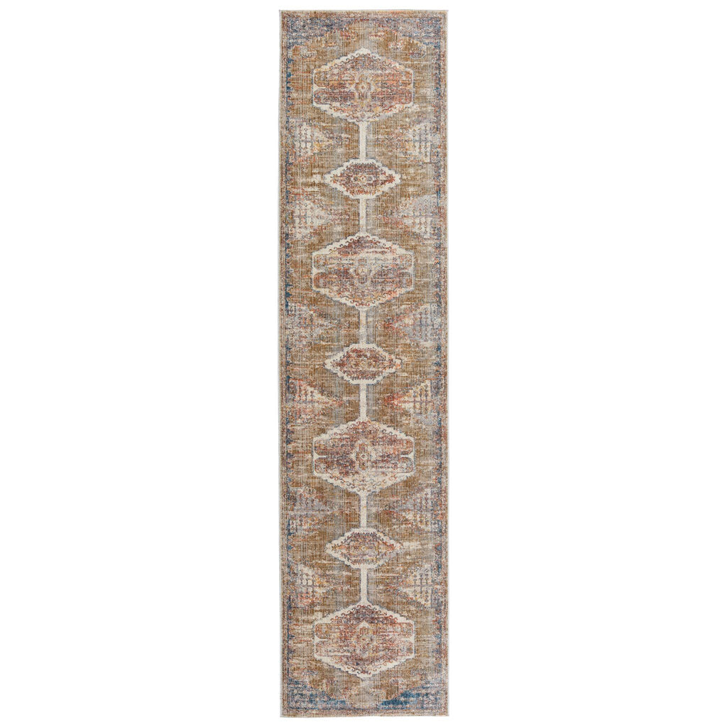 Jaipur Living Terra Haelyn Medallion Multicolor / Olive 3' x 12' Rug