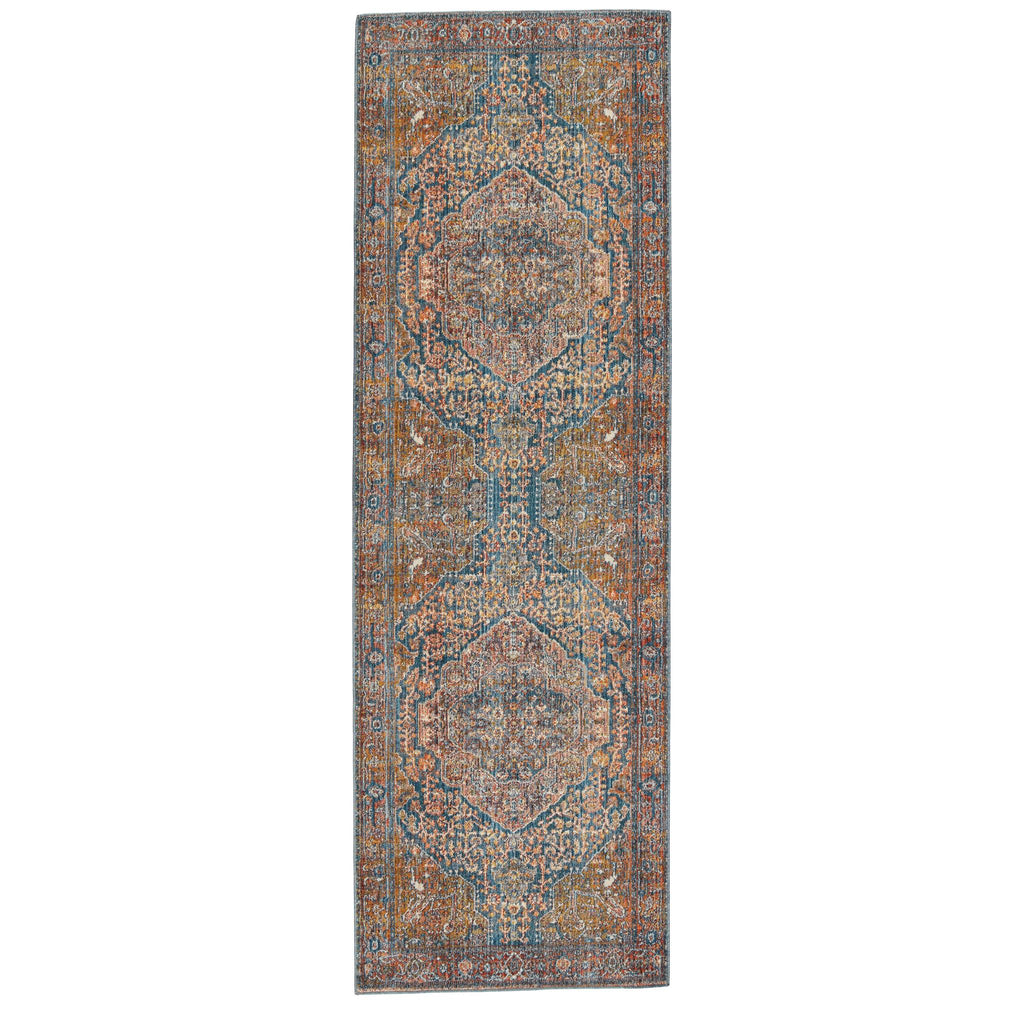 Vibe By Jaipur Living Saphir Medallion Multicolor/ Blue Runner Rug (2'9"X8')