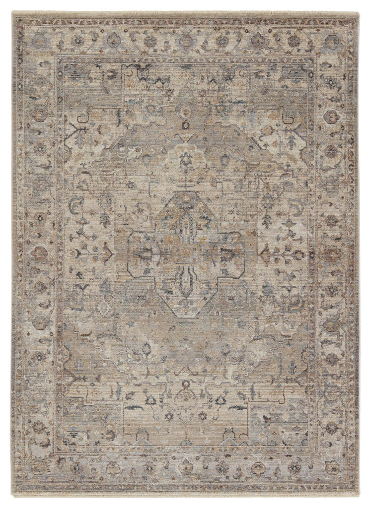 Jaipur Living Terra Starling Medallion Tan / Cream 2'9" x 8' Rug