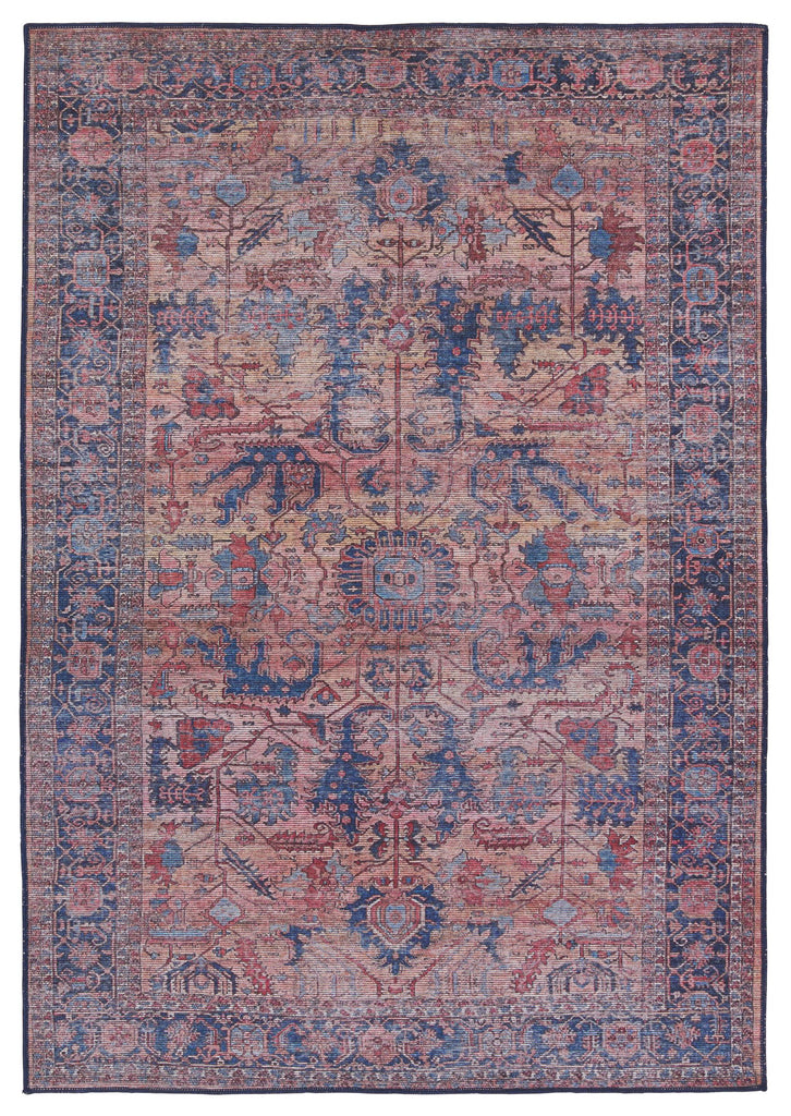 Jaipur Living Vindage Ainsworth Medallion Blue / Pink 3' x 8' Rug