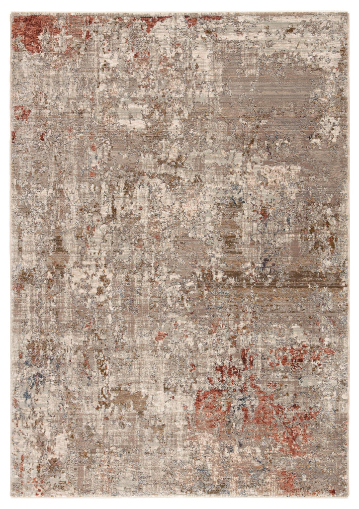 Jaipur Living Valentia Marzena Abstract Tan / Rust 4' x 6' Rug