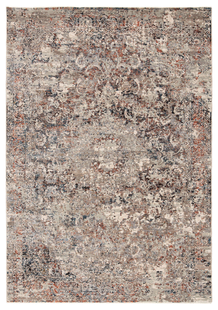 Jaipur Living Niran Medallion Gray/ Rust Area Rug (4'X6')