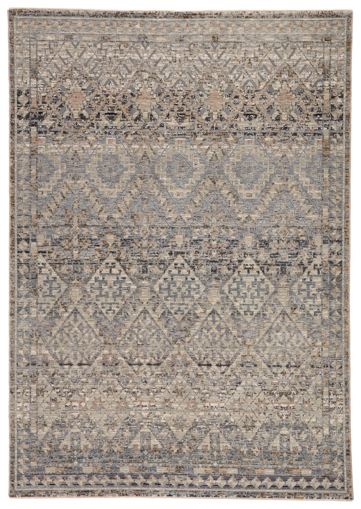 Jaipur Living Valentia Cashel Tribal Gray / Dark Blue 4' x 6' Rug