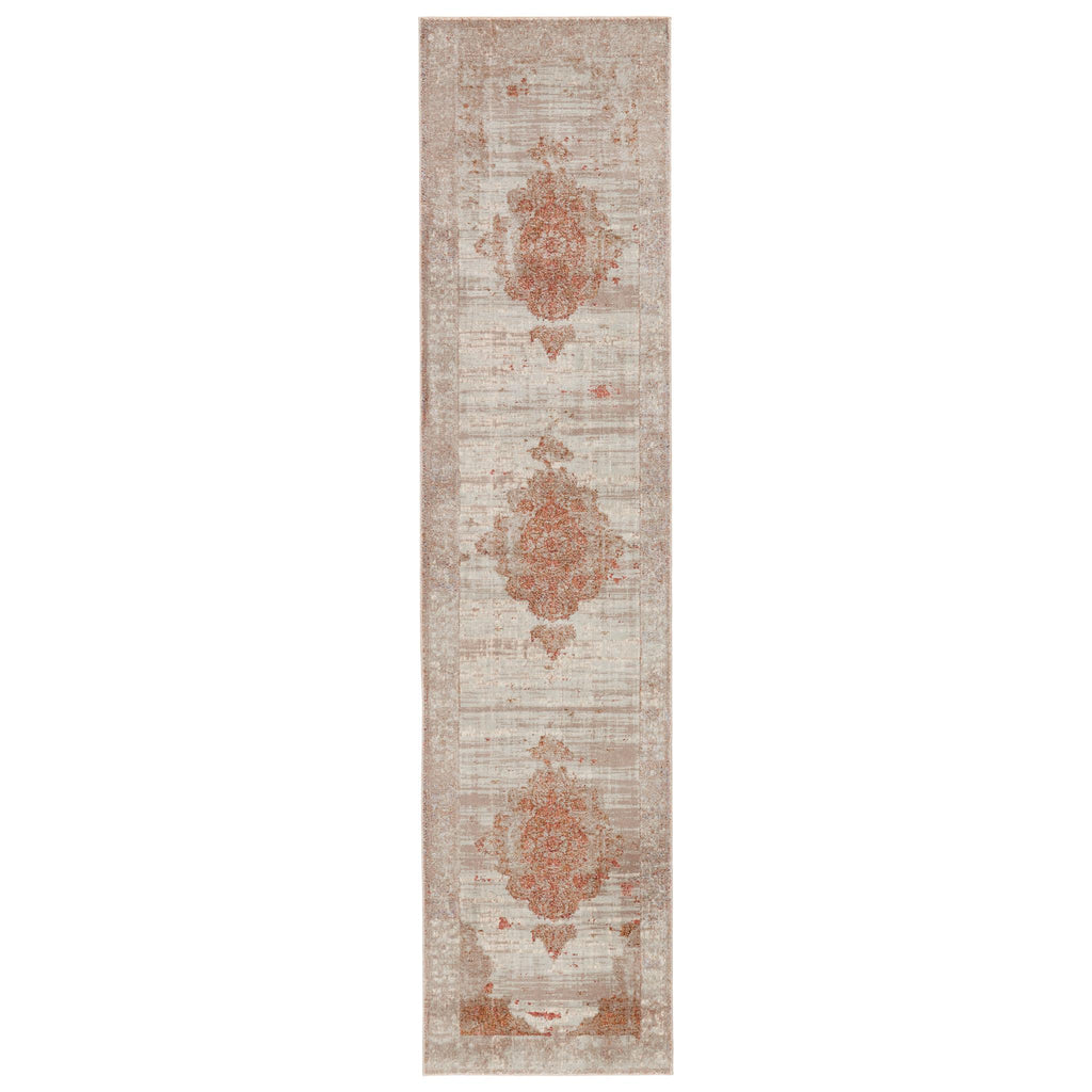 Jaipur Living Beatty Medallion Tan/ Rust Runner Rug (2'5"X10')