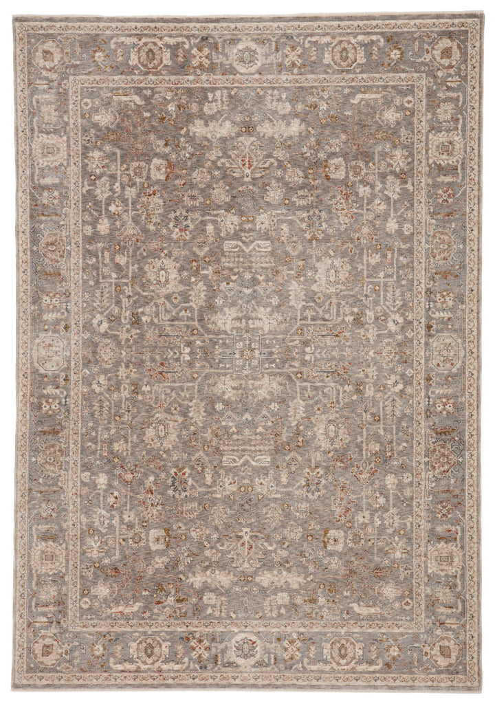 Jaipur Living Amaris Oriental Gray/ Cream Area Rug (4'X6')