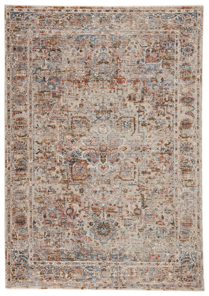 Jaipur Living Valentia Pierce Medallion Gray / Multicolor 4' x 6' Rug