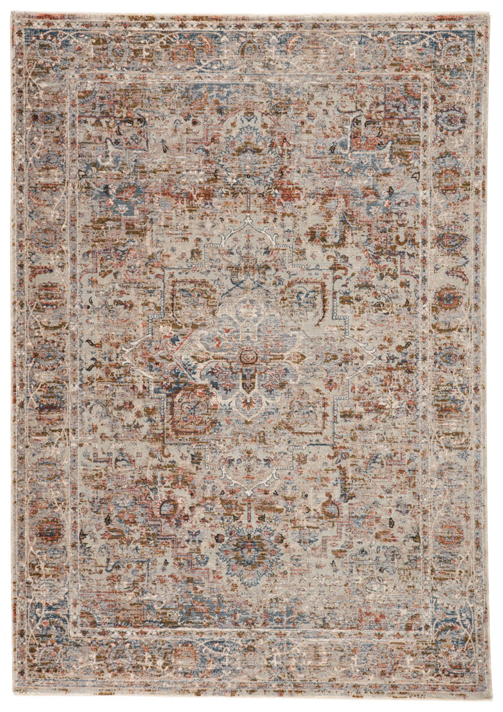 Jaipur Living Pierce Medallion Gray/ Multicolor Area Rug (4'X6')