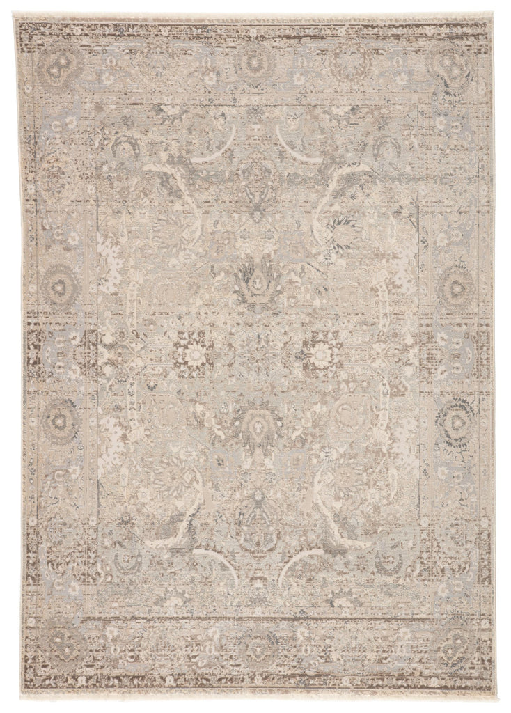 Jaipur Living Vienne Baptiste Oriental Gray / Cream 2'6" x 8' Rug