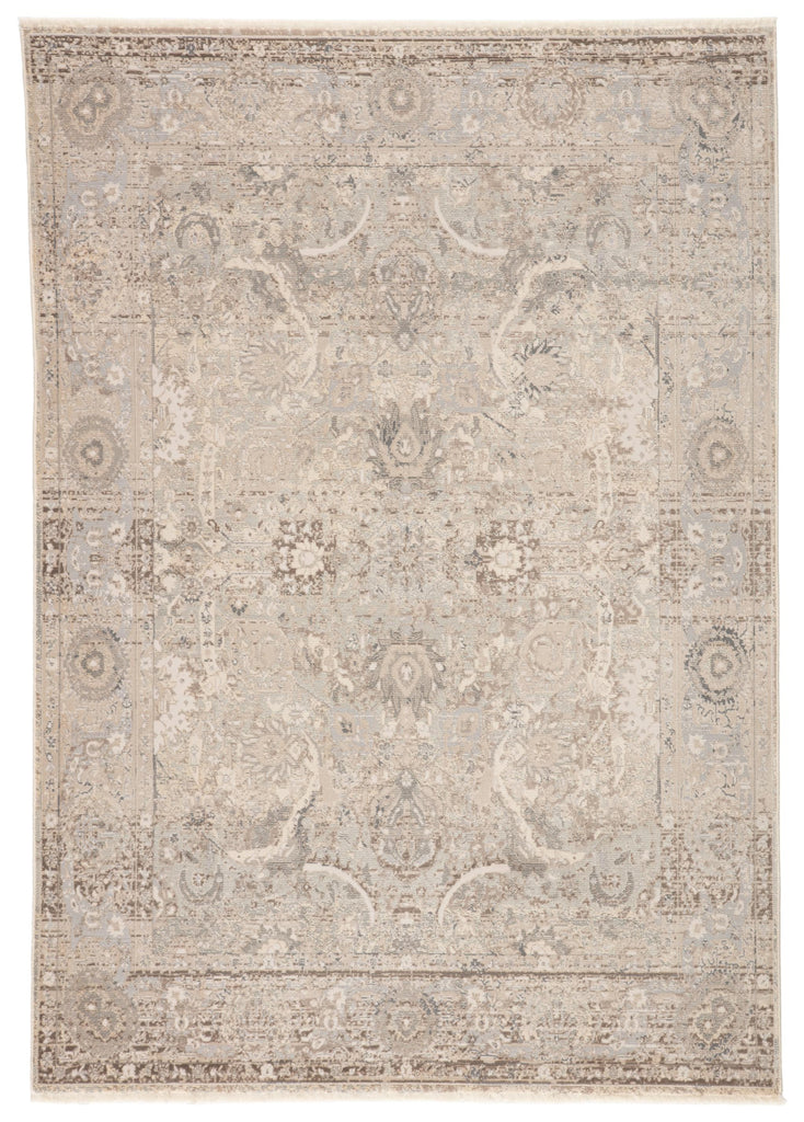 Jaipur Living Baptiste Oriental Gray/ Cream Runner Rug (2'6"X8')