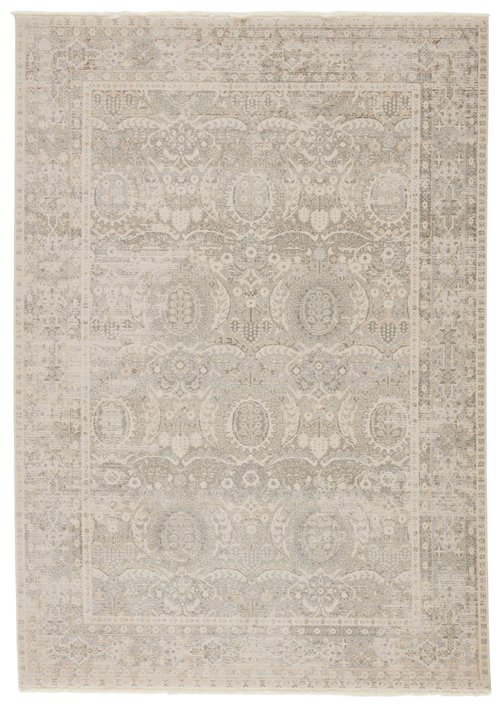 Jaipur Living Michon Oriental Gray/ Cream Runner Rug (2'6"X8')