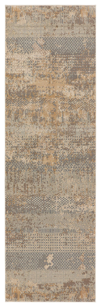 Jaipur Living Vienne Ezri Tribal Gray / Tan 2'6" x 8' Rug