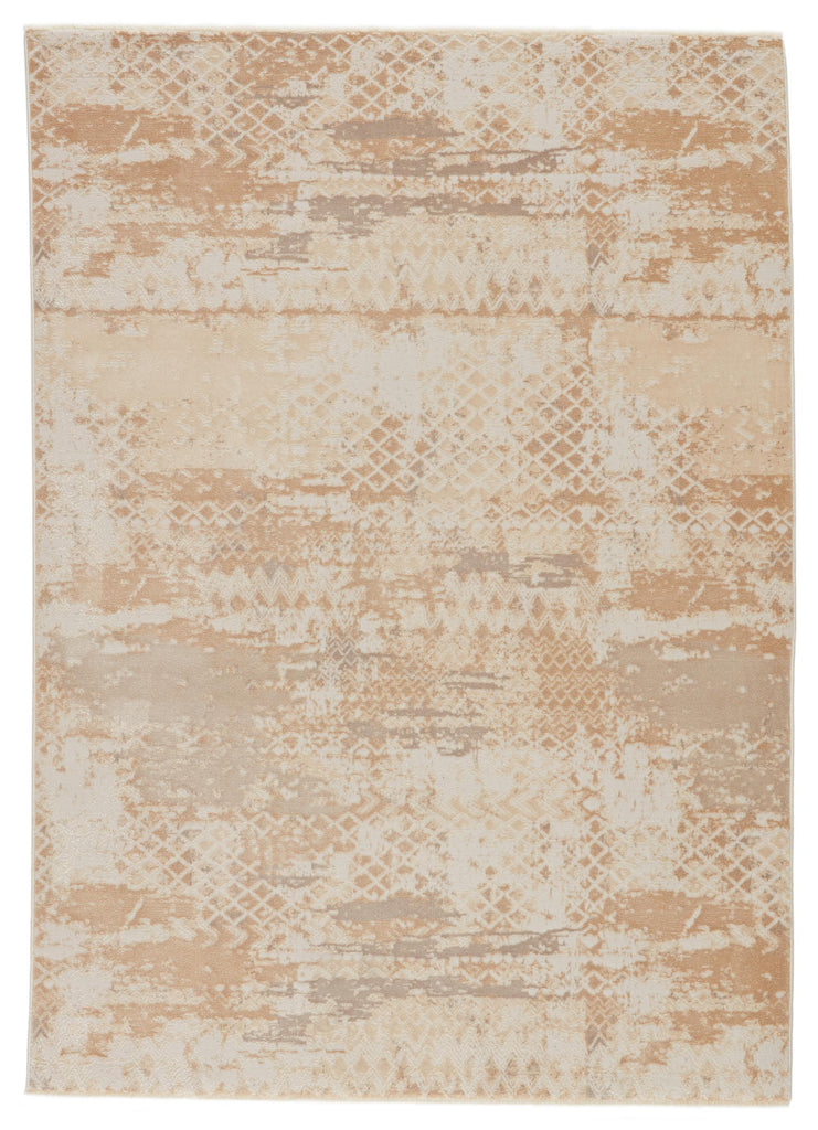 Jaipur Living Vienne Azami Abstract Gold / White 5' x 7'6" Rug