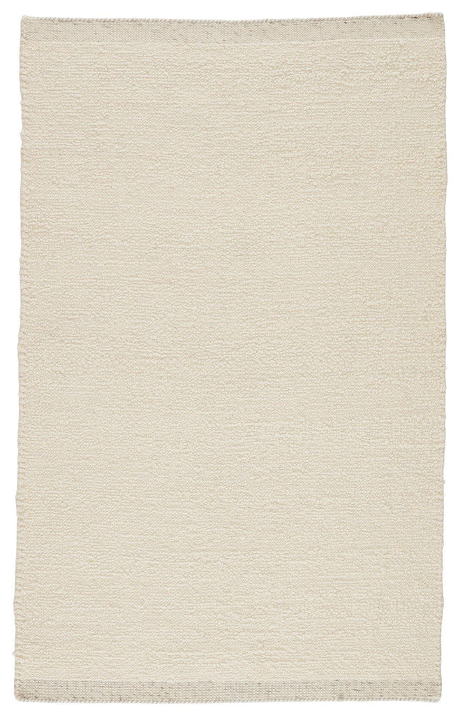 Jaipur Living Vestra Alondra Solid Cream / Light Gray 5' x 8' Rug