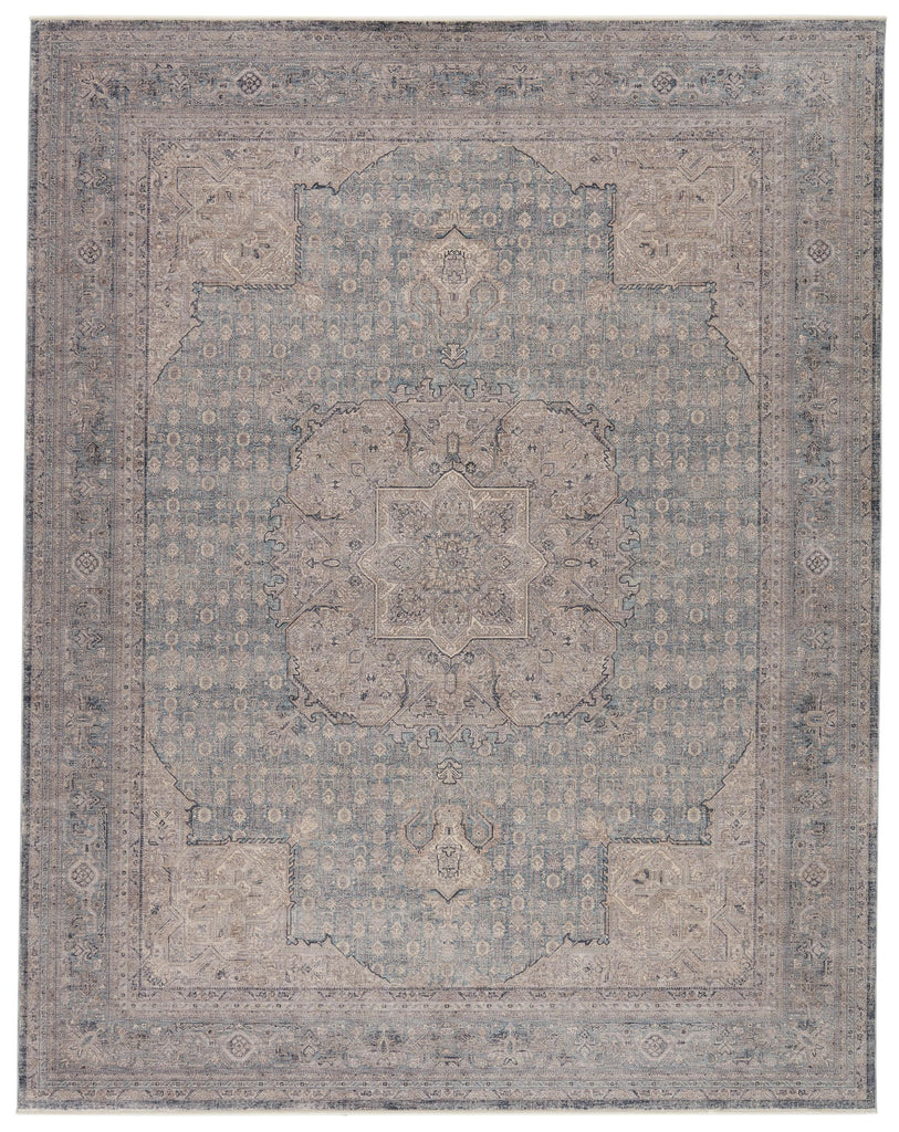 Jaipur Living Epsilon Medallion Blue/ Gray Area Rug (6'3"X9'6")