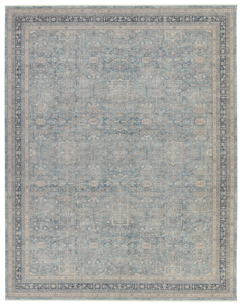 Jaipur Living Winsome Brinson Oriental Blue / Taupe 6'3" x 9'6" Rug