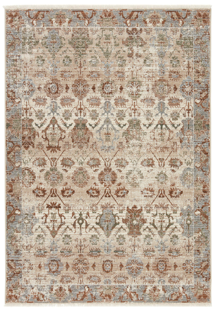 Jaipur Living Zefira Luana Oriental Beige / Rust 5' x 8' Rug