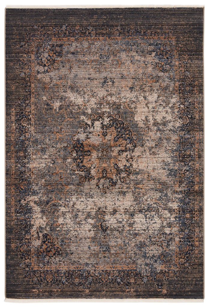 Vibe By Jaipur Living Enyo Medallion Taupe/ Blue Area Rug (5'X8')