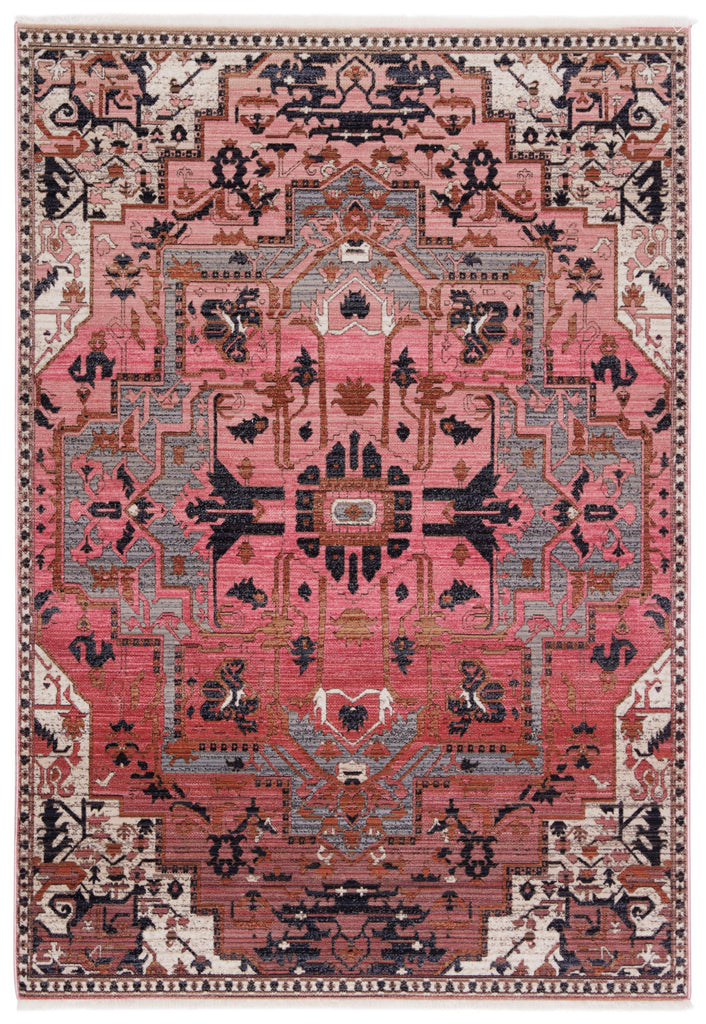 Jaipur Living Zefira Bellona Medallion Pink / Gray 5' x 8' Rug