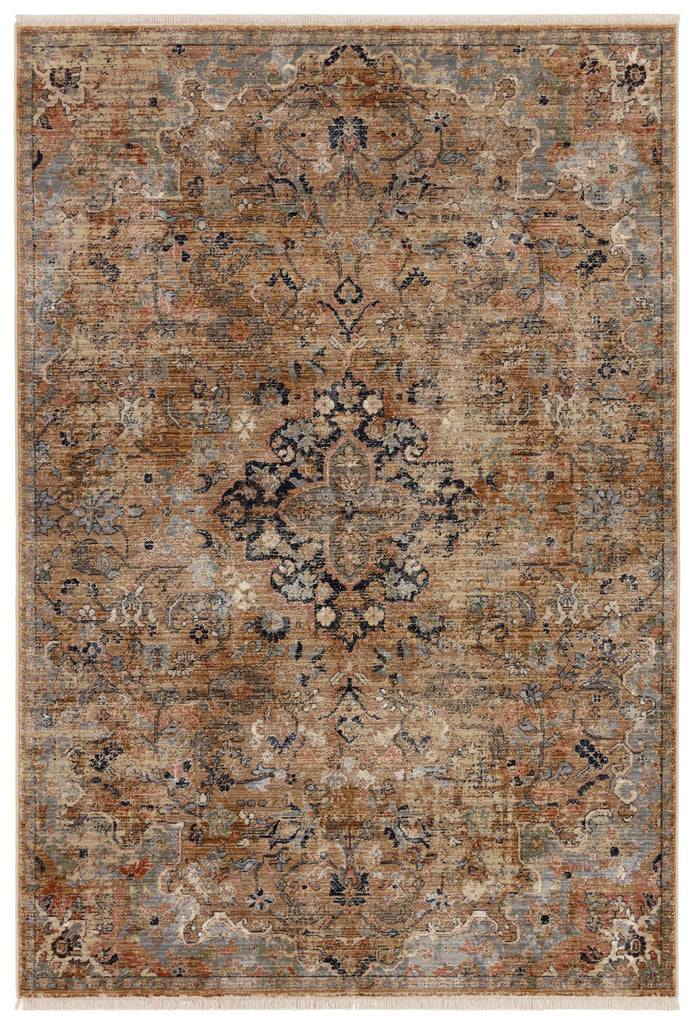 Jaipur Living Zefira Amena Medallion Gold / Gray 5' x 8' Rug