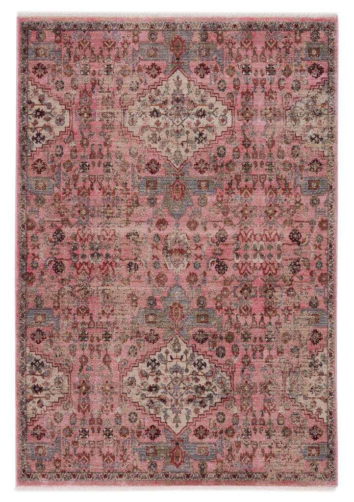 Vibe By Jaipur Living Kerta Medallion Pink/ Beige Area Rug (5'X8')