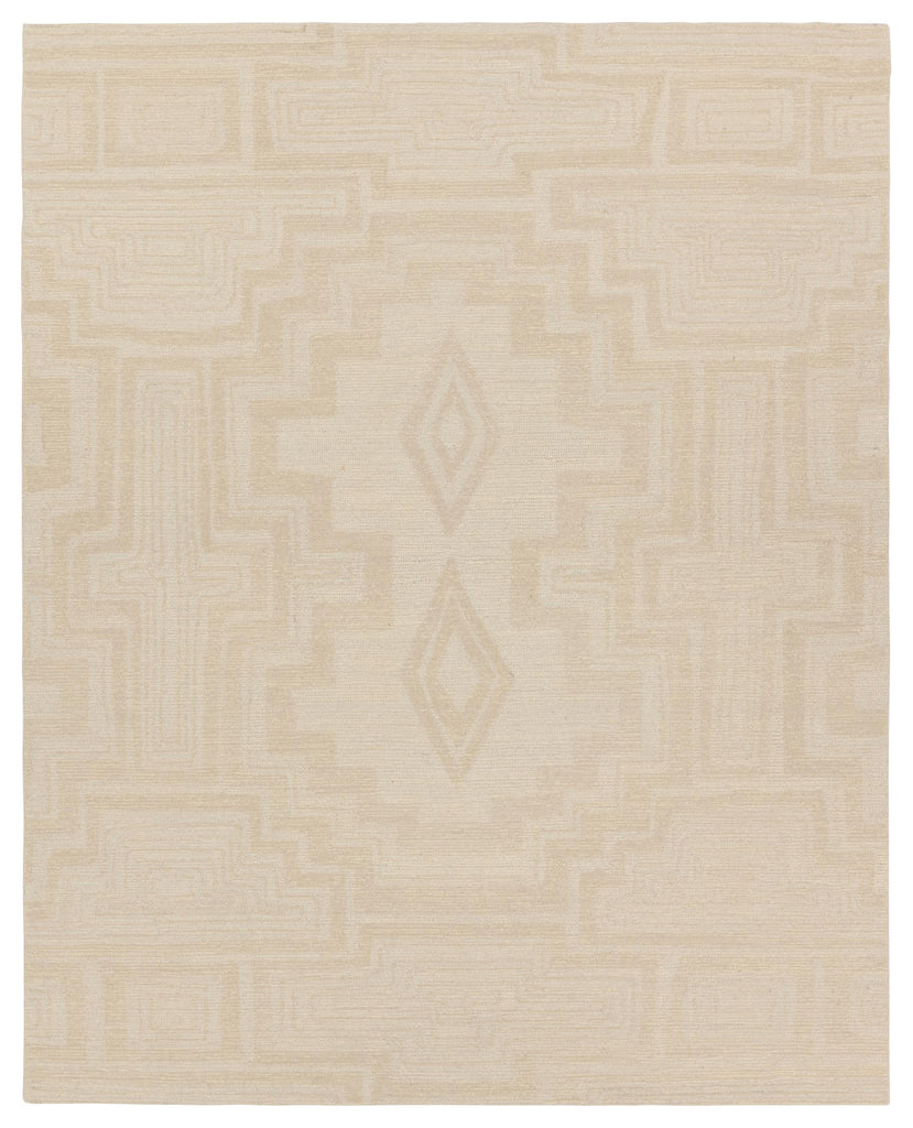 Vibe By Jaipur Living Aterian Handmade Medallion Light Gray/ Cream Area Rug (9'X12')