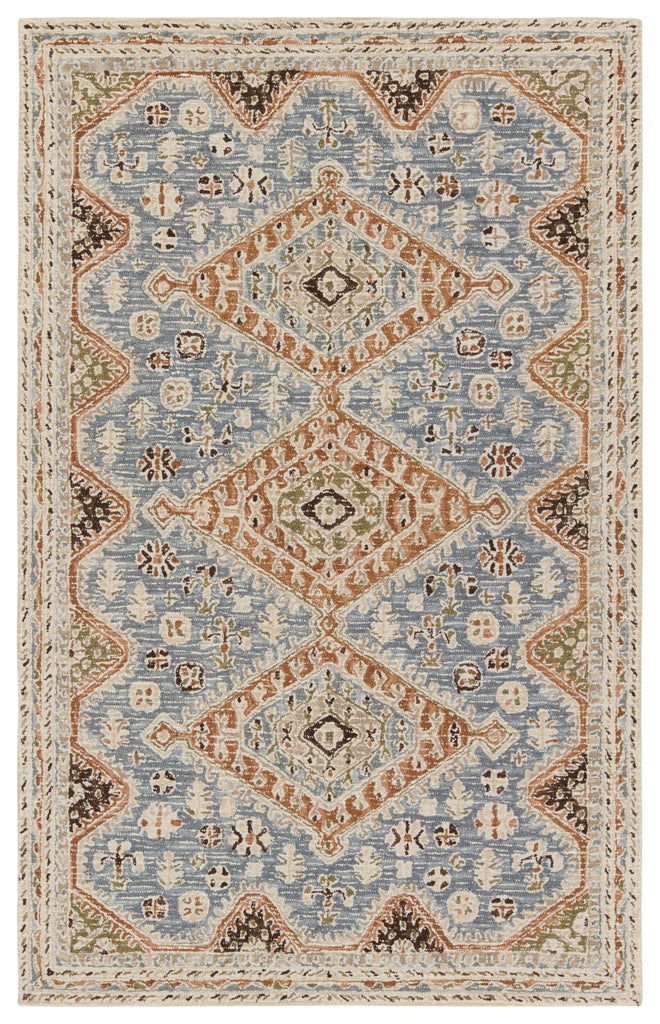 Vibe By Jaipur Living Zascha Handmade Medallion Blue/ Brown Area Rug (8'X10')