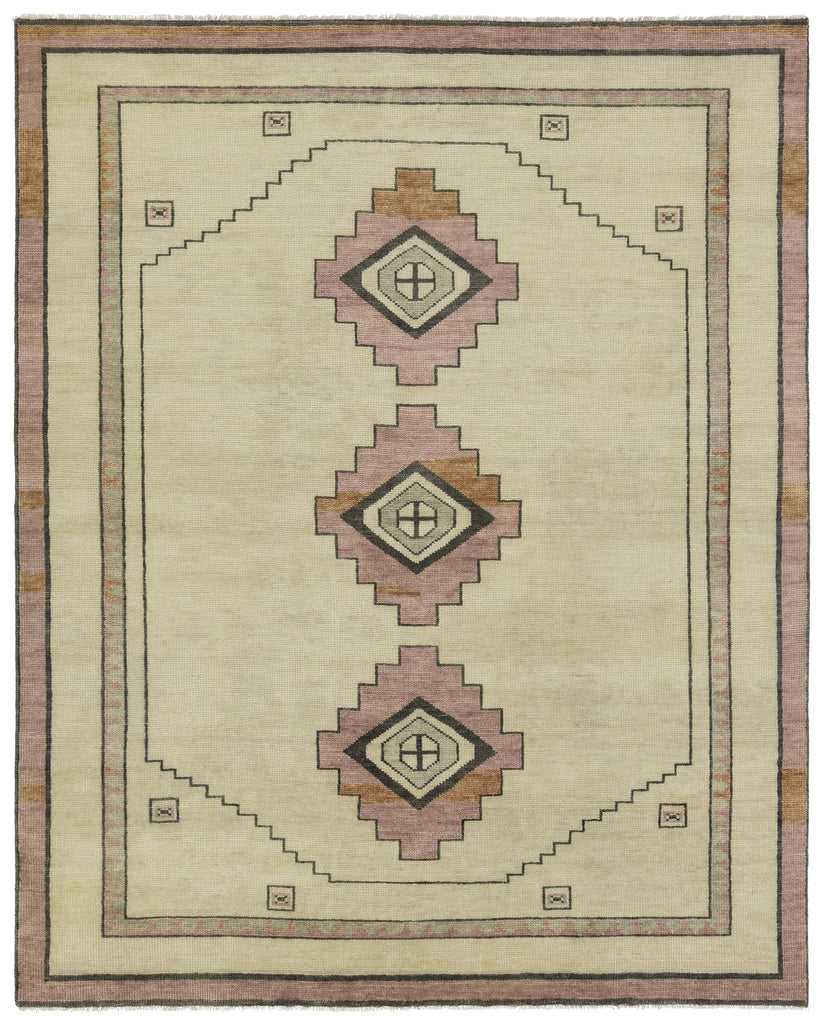 Jaipur Living Kyrenia Hand-Knotted Medallion Blue/ Cream Area Rug (9'X12')