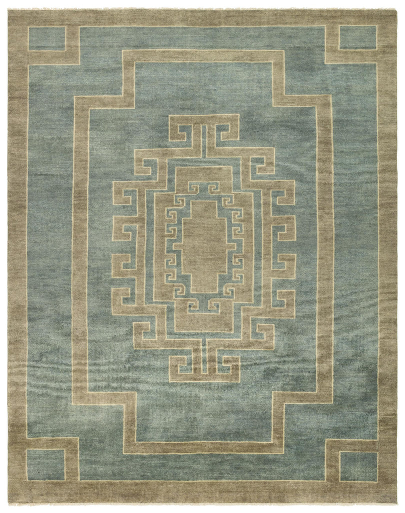 Jaipur Living Cyprus Kyrenia Medallion Blue / Sage 6' x 9' Rug