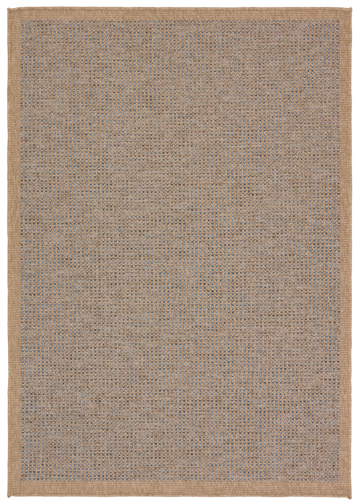 Jaipur Living Nambe Kidal Solid Brown / Blue 3' x 8' Rug