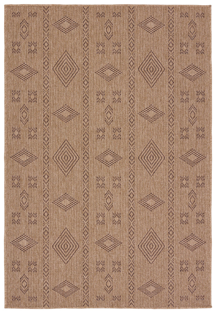 Vibe By Jaipur Living Sahel Indoor/Outdoor Tribal Brown Runner Rug (3'X8')