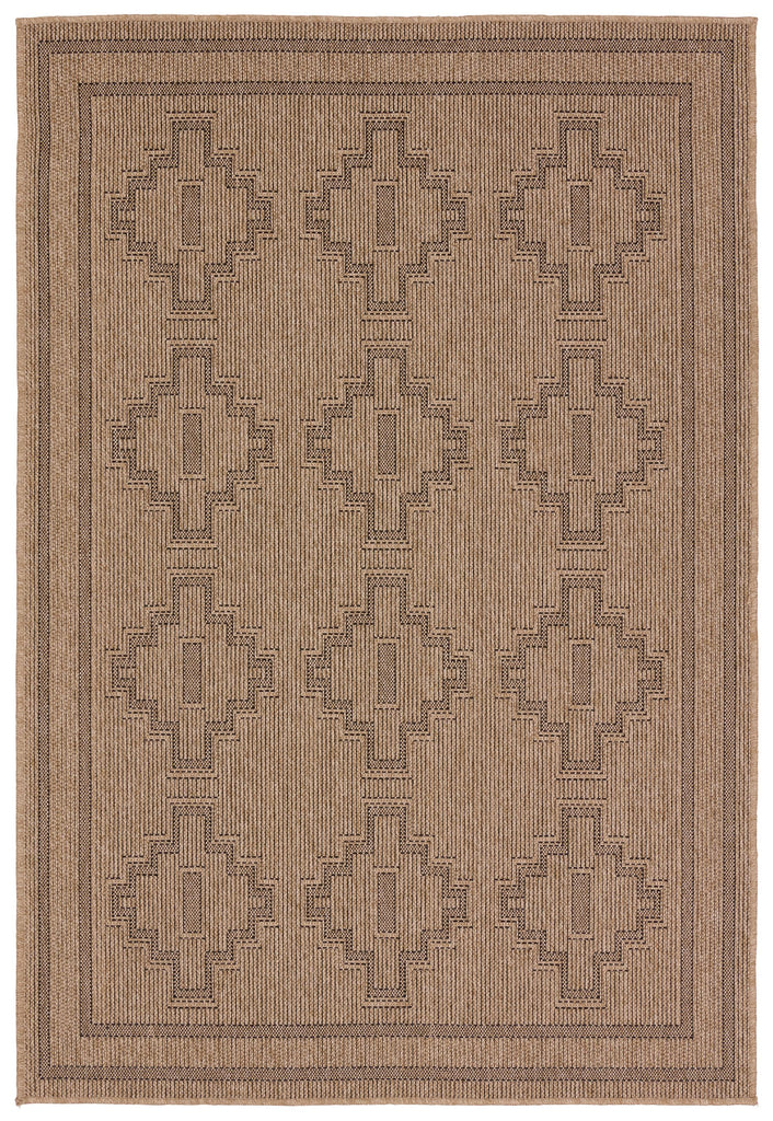 Jaipur Living Nambe Adrar Tribal Brown / Black 5' x 8' Rug