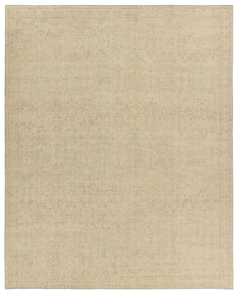 Jaipur Living Nell Hand-Knotted Floral Tan/ Slate Area Rug (9'X12')