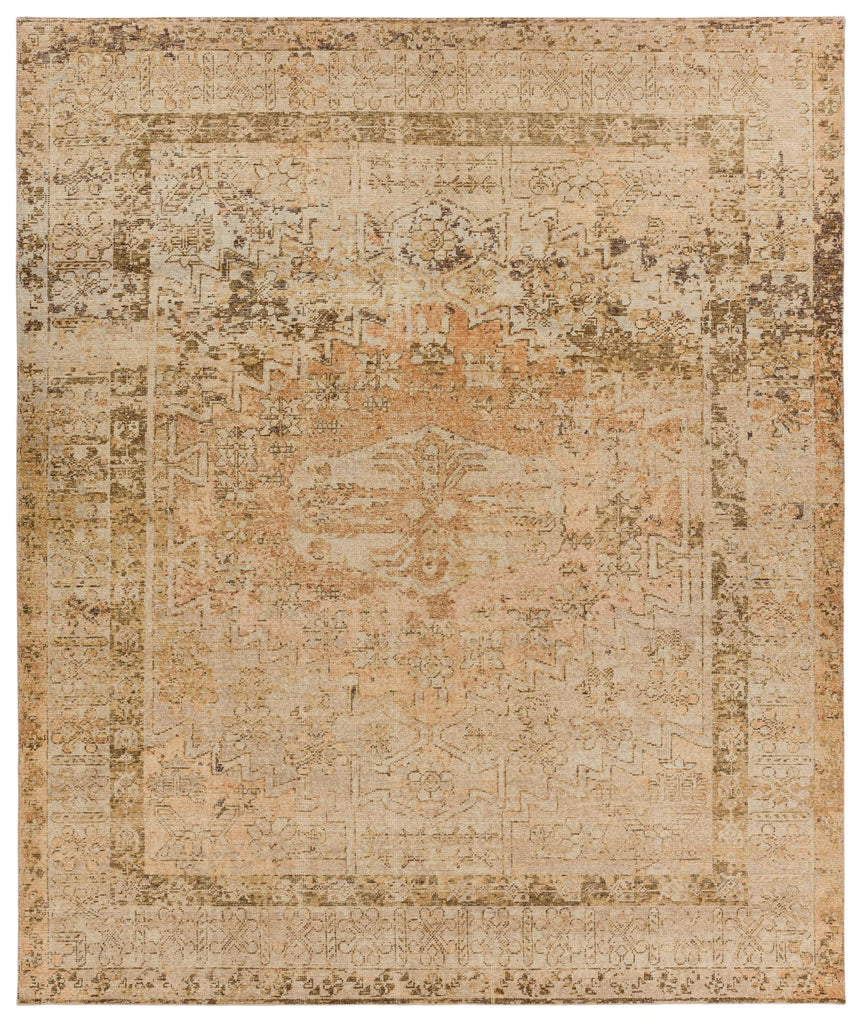 Jaipur Living Elinor Hand-Knotted Medallion Brown/ Terracotta Area Rug (6'X9')