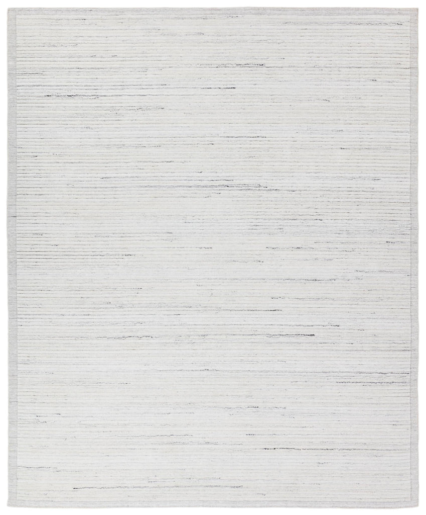 Jaipur Living Racka Vayda Solid Ivory / Gray 9' x 12' Rug