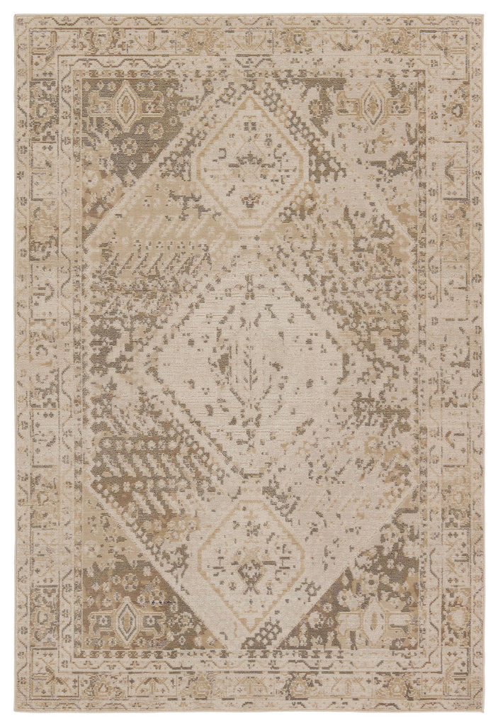 Vibe By Jaipur Living Rush Indoor/Outdoor Medallion Beige/ Tan Area Rug (2'6"X4')