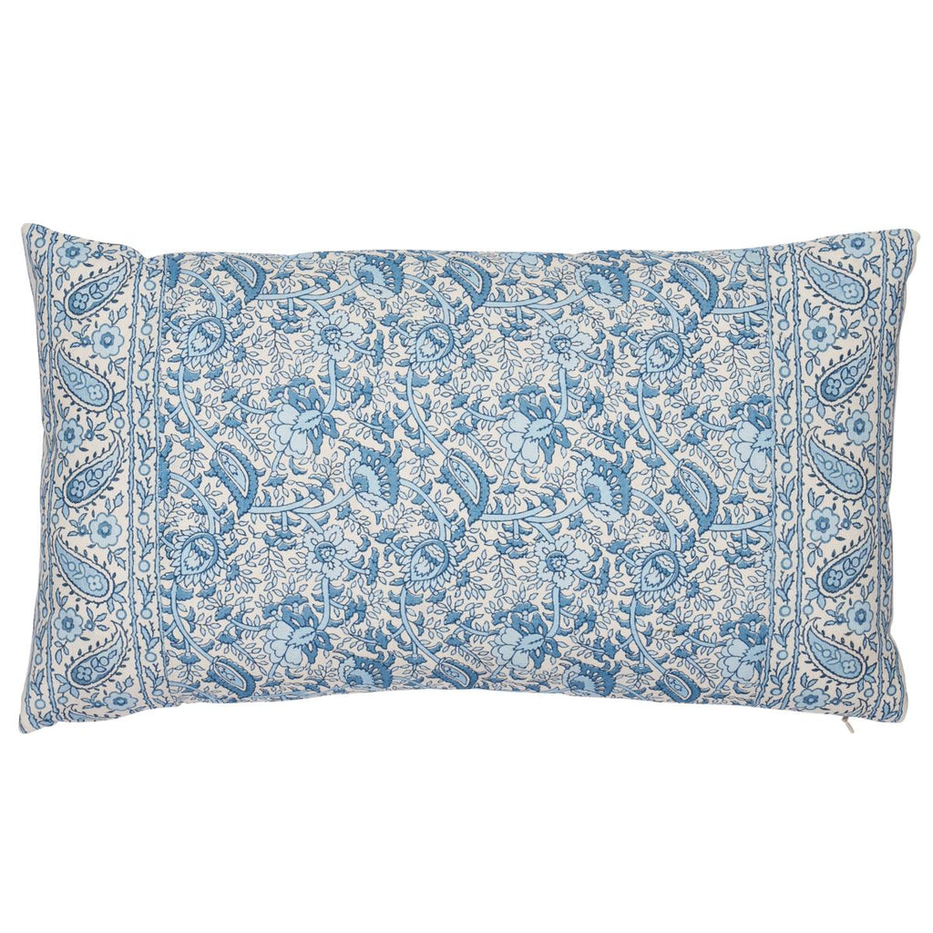 Schumacher Daisy I/O Indigo 20" x 12" Pillow