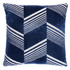 Schumacher Jessie Cut Velvet Navy On White 20