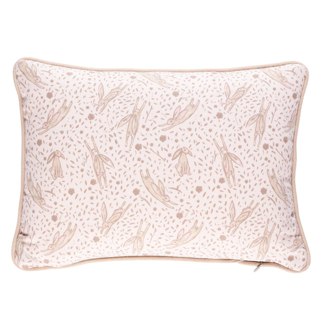 Schumacher Rabbit Blush 18" x 12" Pillow