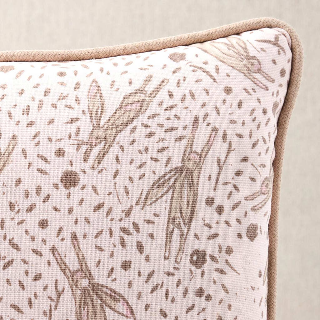 Schumacher Rabbit Blush 18" x 12" Pillow